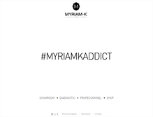 Tablet Screenshot of myriam-kparis.com